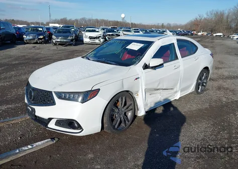 2019 Acura Tlx Tech A-Spec Pkgs из США, поврежденный, VIN 19UUB3F60KA005206